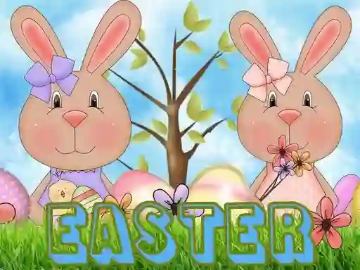 Jwèt Easter Puzzle sou entènèt