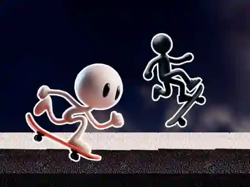 Jwèt Black and White Stickman sou entènèt