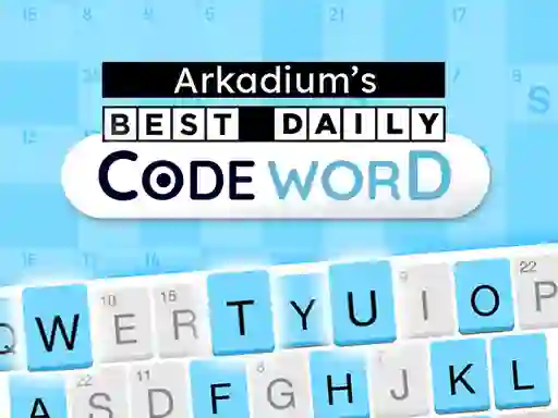 Jwèt Arkadium's Codeword sou entènèt