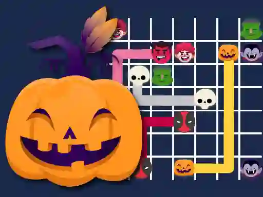 Jwèt Connect The Halloween sou entènèt