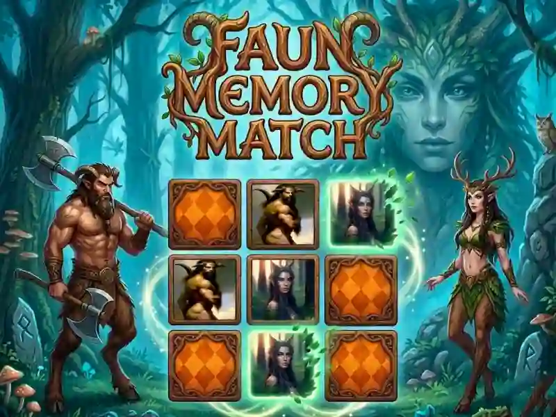 Jwèt Faun Memory Match sou entènèt