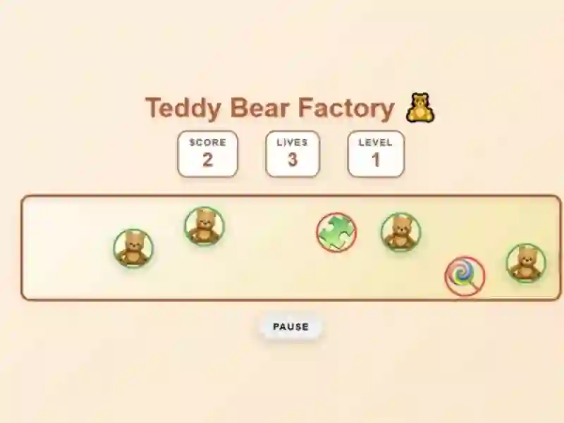Jwèt Teddy Bear Factory sou entènèt