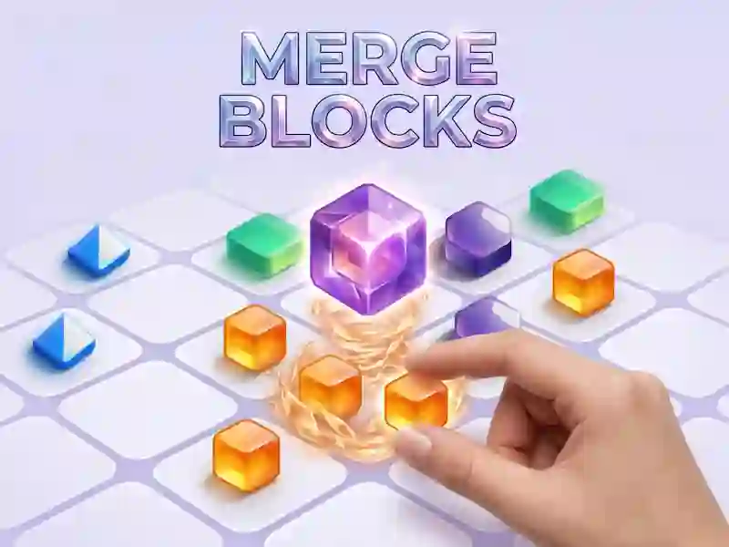 Jwèt Merge Blocks sou entènèt