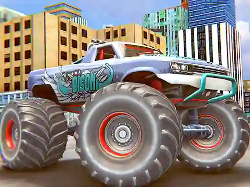 Jwèt Monster Truck Stunt Driving Simulation sou entènèt