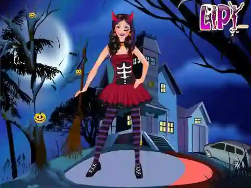 Jwèt Halloween Doll Party Fashion sou entènèt
