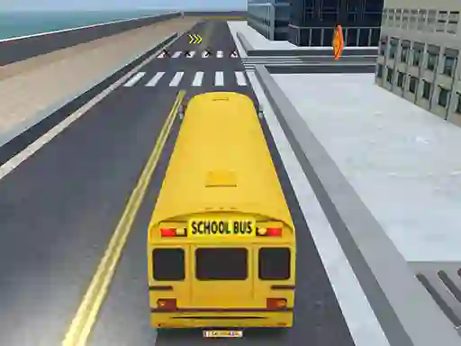 Jwèt School Bus Simulation Master sou entènèt
