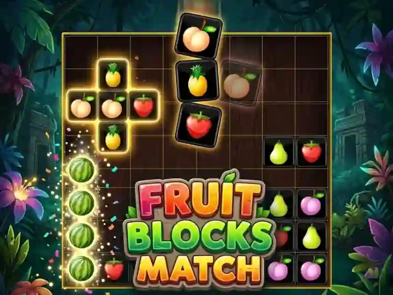 Jwèt Fruit Blocks Match sou entènèt
