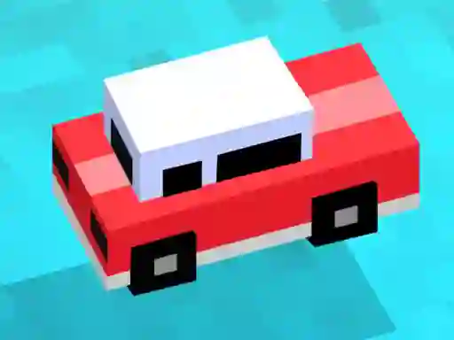 Jwèt Blocky Car Bridge sou entènèt
