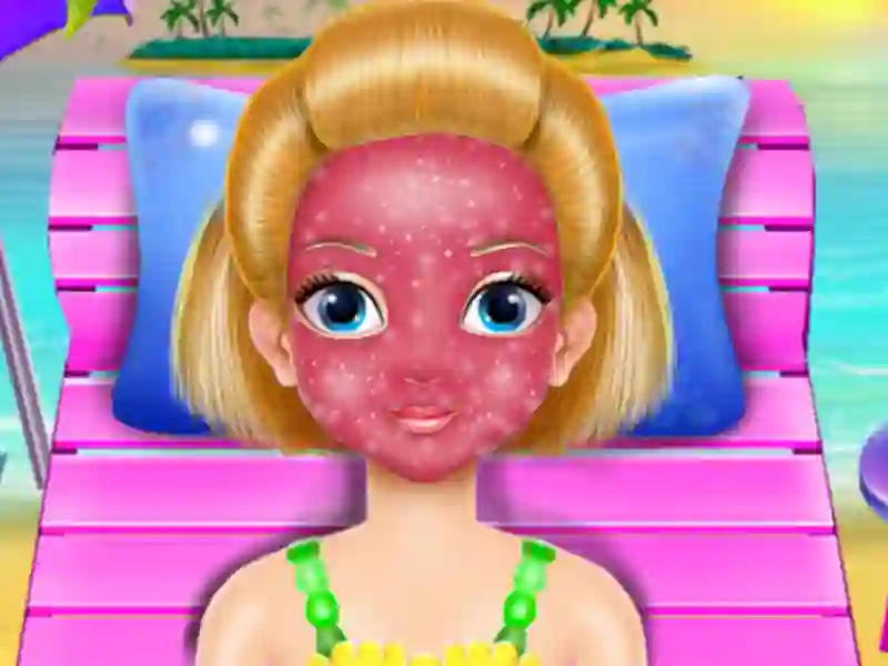 Jwèt A Beach Day Spa Care sou entènèt