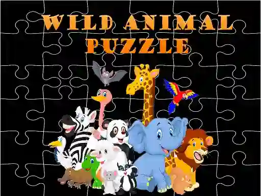 Jwèt Wild Animals Puzzle sou entènèt