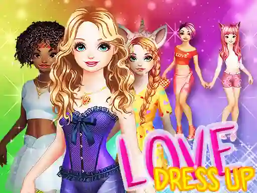 Jwèt Love Dress Up sou entènèt