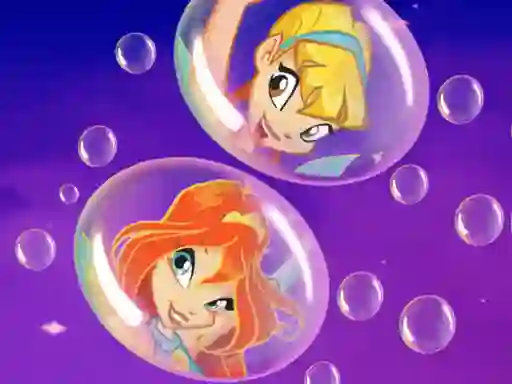 Jwèt Draw Winx Bubble Path sou entènèt