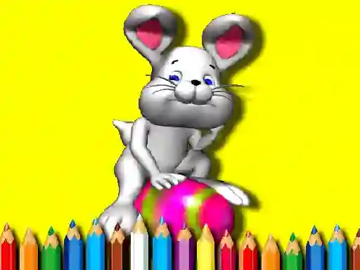 Jwèt Back To School: Easter Coloring Book sou entènèt
