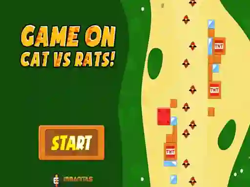 Jwèt Game On Cat vs Rats! sou entènèt