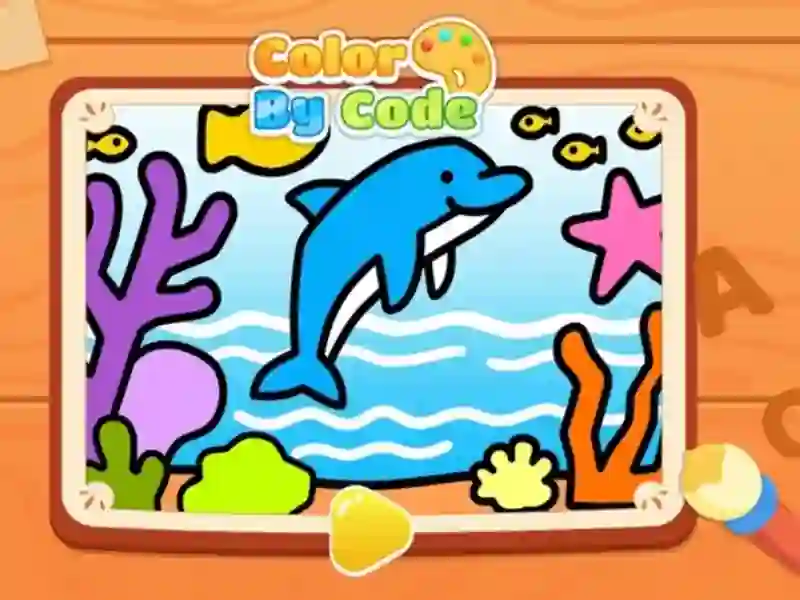 Jwèt Color By Code: Dolphin sou entènèt