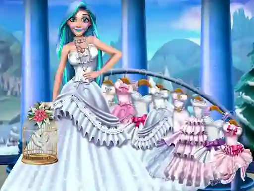 Jwèt Princess Snow Wedding sou entènèt