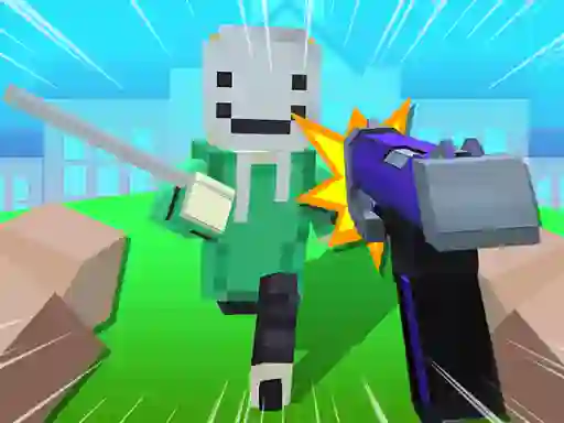 Jwèt Block Craft 3D School sou entènèt