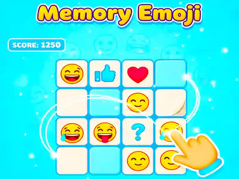 Jwèt Memory Emoji sou entènèt