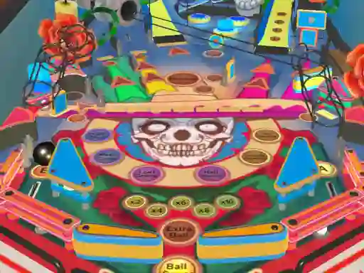 Jwèt Pinball Simulator Day of Dead sou entènèt