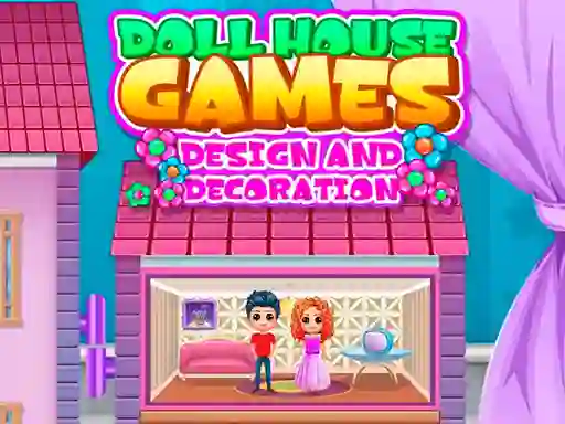 Jwèt Doll House Games Design and Decoration sou entènèt