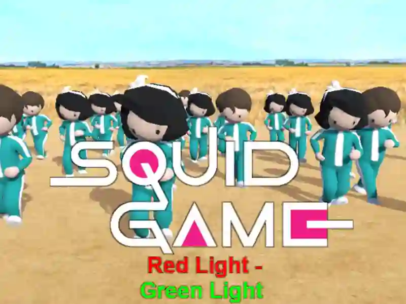 Jwèt Squid game: Green Light, Red Light sou entènèt