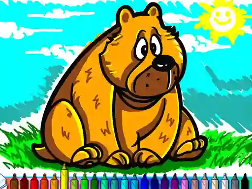Jwèt Coloring Book Animals sou entènèt