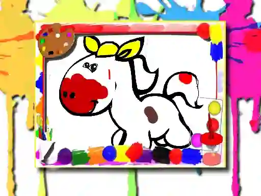 Jwèt Horse Coloring Book sou entènèt