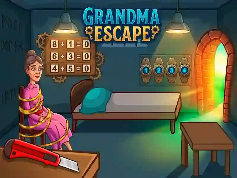 Jwèt Grandma Escape sou entènèt