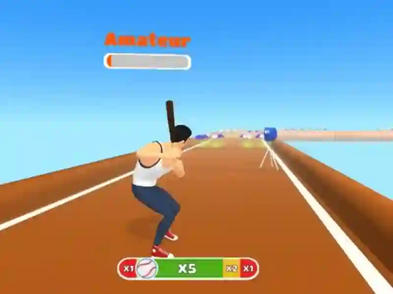 Jwèt Baseball Runner sou entènèt