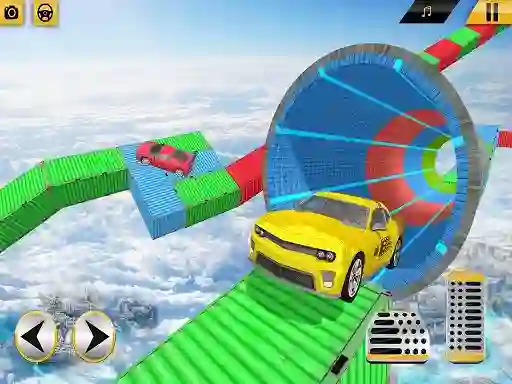 Jwèt Impossible Car Driving 3d: Free Stunt sou entènèt
