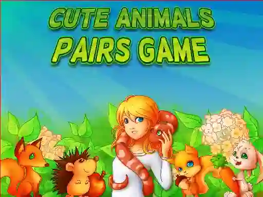 Jwèt Cute Animals Pairs Game sou entènèt