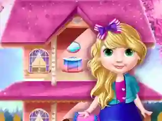 Jwèt Princess Doll House Decoration sou entènèt