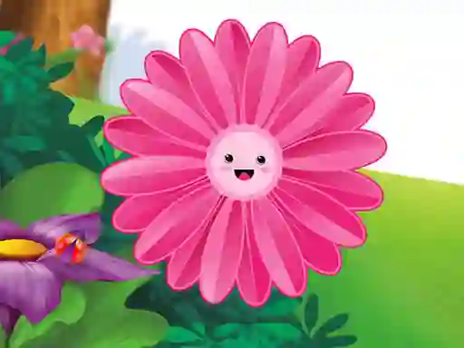 Jwèt Funny Flowers Jigsaw sou entènèt