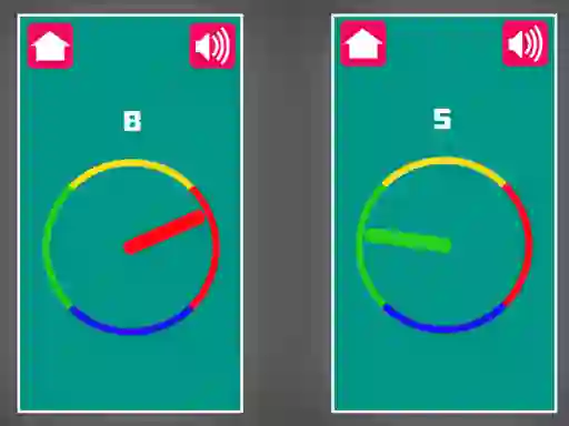 Jwèt Colorful Clock sou entènèt