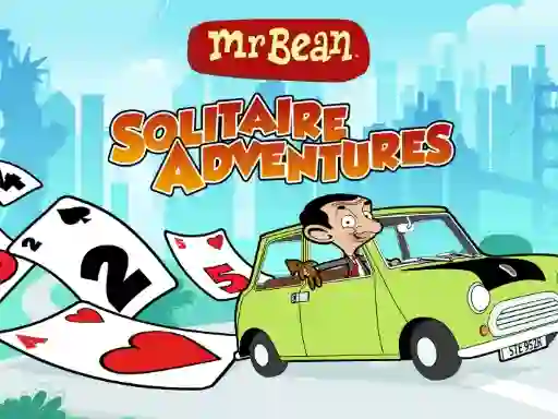 Jwèt Mr Bean Solitaire Adventures sou entènèt