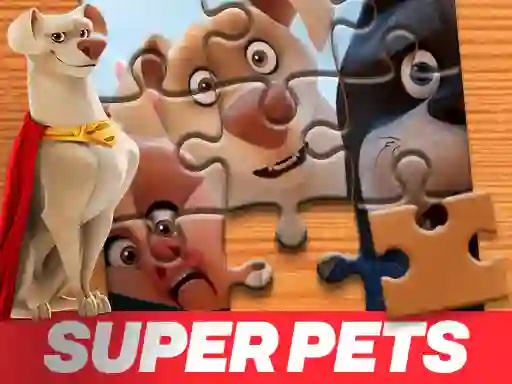 Jwèt DC League of Super Pets Jigsaw Puzzle sou entènèt