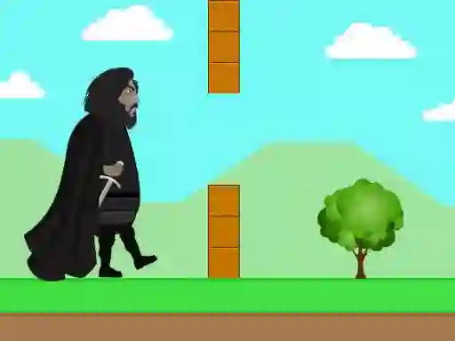 Jwèt Flappy Berker sou entènèt
