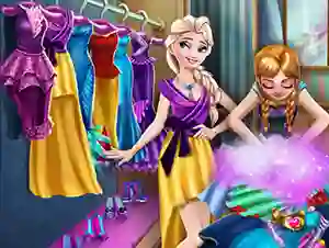 Jwèt Ice Kingdom Wardrobe Cleaning sou entènèt