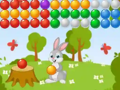 Jwèt Bunny Bubble Shooter sou entènèt