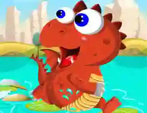 Jwèt Dino Jump sou entènèt