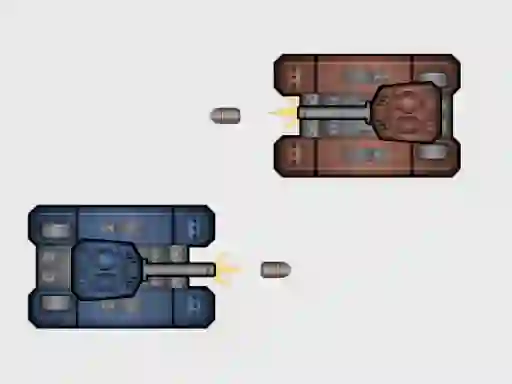 Jwèt TankBattle 2 Player sou entènèt