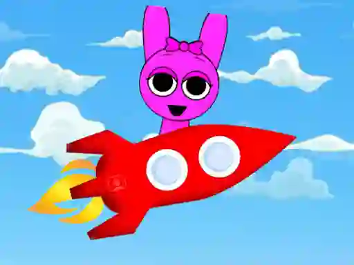 Jwèt Sprunki Run: Endless Racing sou entènèt