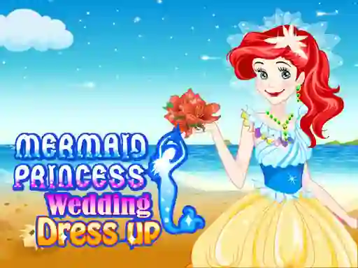 Jwèt Mermaid princess wedding dress sou entènèt