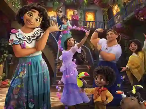 Jwèt Madrigal Family Coloring sou entènèt
