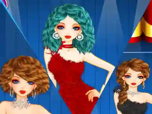 Jwèt Fashion Girl Dressup sou entènèt