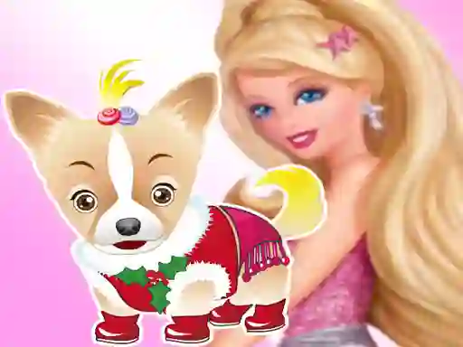 Jwèt Barbie's Dog Dressup sou entènèt