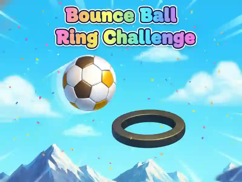 Jwèt Bounce Ball Ring Challenge sou entènèt