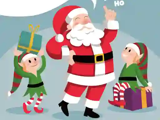 Jwèt Santa Merry Xmas Puzzle sou entènèt