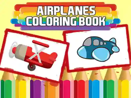 Jwèt Airplanes Coloring Book sou entènèt