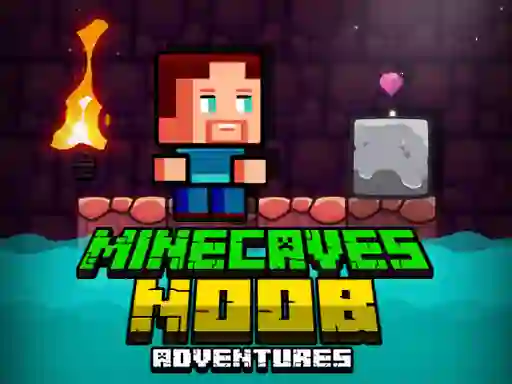 Jwèt Minecaves Noob Adventure sou entènèt